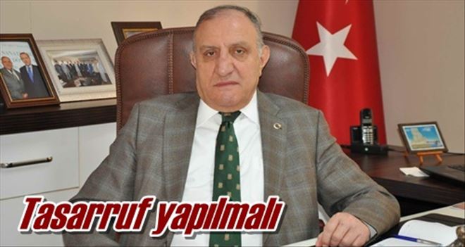 Tasarruf yapılmalı