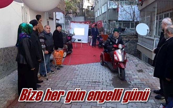 Bize her gün engelli günü