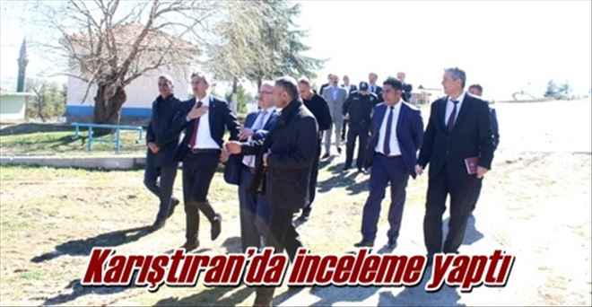 Karıştıran´da inceleme yaptı