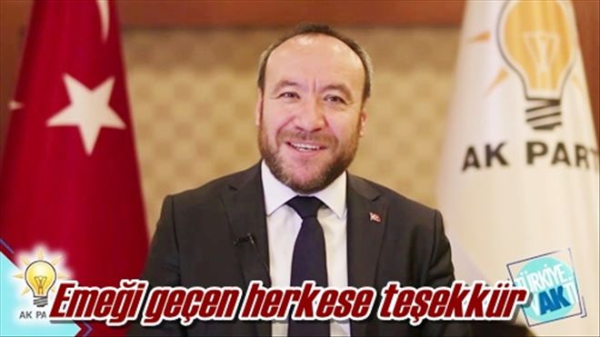 Emeği geçen herkese teşekkür