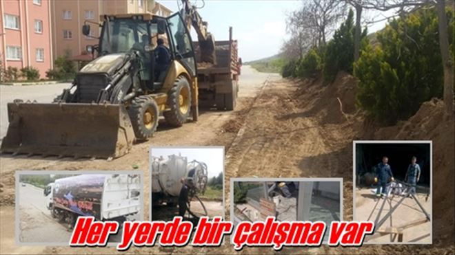 Bahşılı´da her yerde bir çalışma var