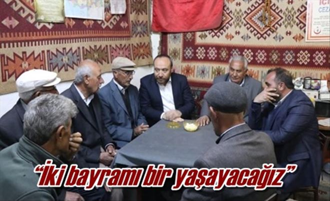 ?İki bayramı bir yaşayacağız?