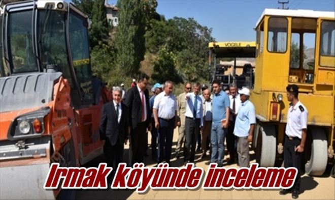 Irmak köyünde inceleme