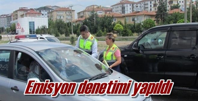 Emisyon denetimi yapıldı