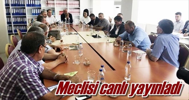 Meclisi canlı yayınladı