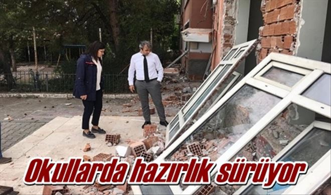 Okullarda hazırlık sürüyor