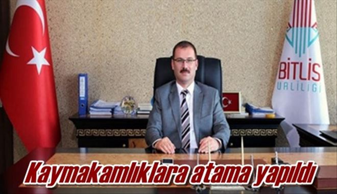 Kaymakamlıklara atama