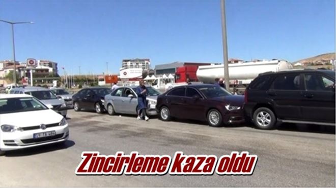 Zincirleme kaza oldu