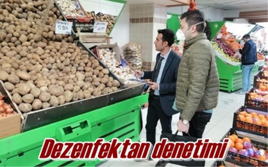 Dezenfektan denetimi