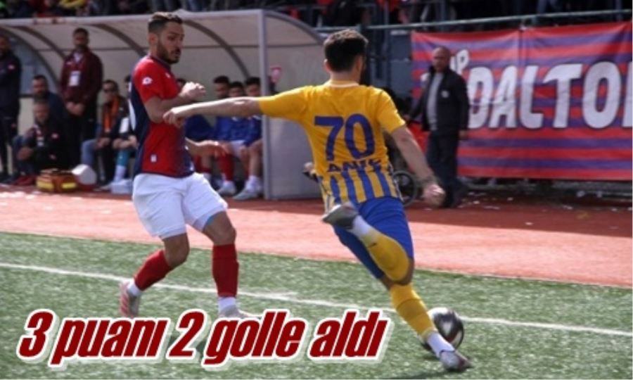 3 puanı 2 golle aldı