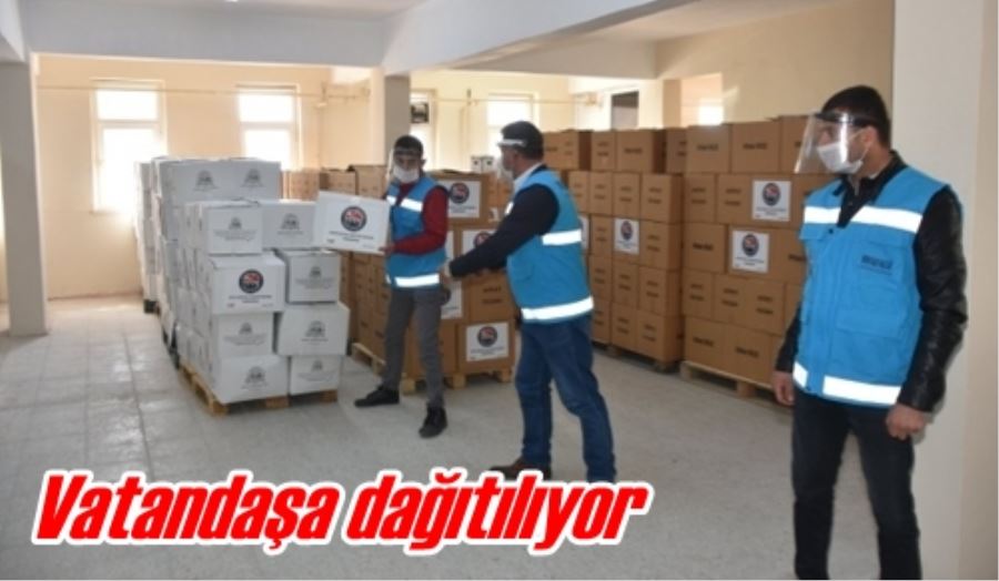 Vatandaşa dağıtılıyor