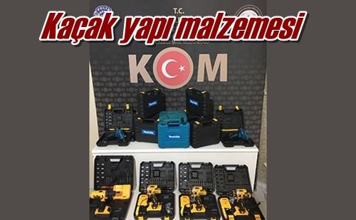 Kaçak yapı malzemesi