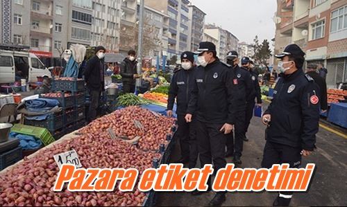 Pazara etiket denetimi