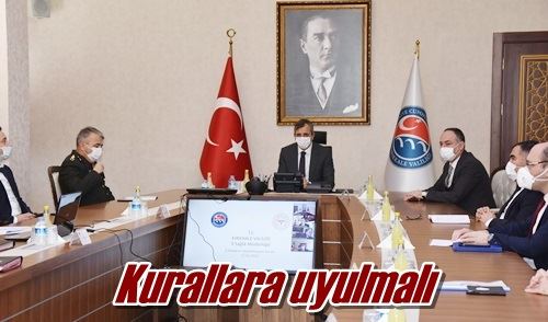 Kurallara uyulmalı