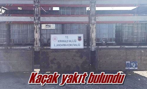 Kaçak yakıt bulundu