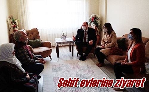 Şehit evlerine ziyaret