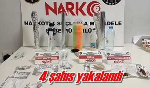 4 şahıs yakalandı