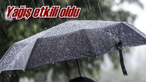 Yağış etkili oldu