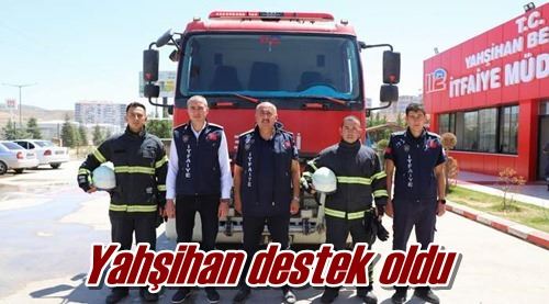 Yahşihan destek oldu