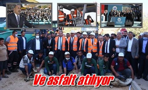 Ve asfalt atılıyor