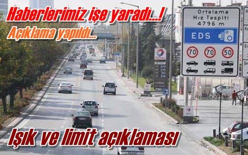Işık ve limit açıklaması