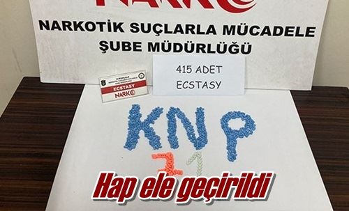 Hap ele geçirildi