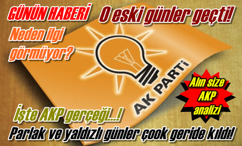 O eski günler geçti!