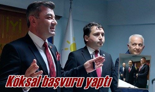 Köksal başvuru yaptı