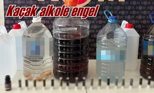 Kaçak alkole engel