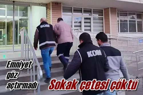 Sokak çetesi çöktü