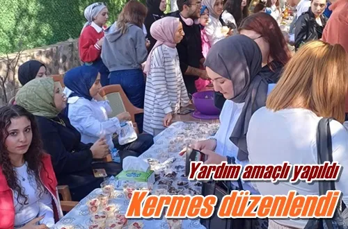 Kermes düzenlendi