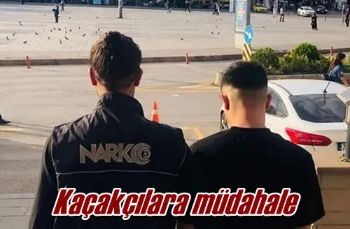 Kaçakçılara müdahale