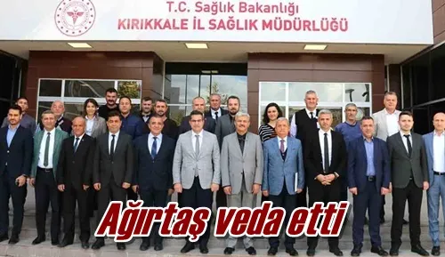 Ağırtaş veda etti