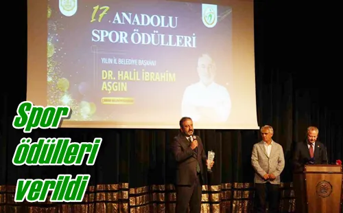 Spor ödülleri verildi