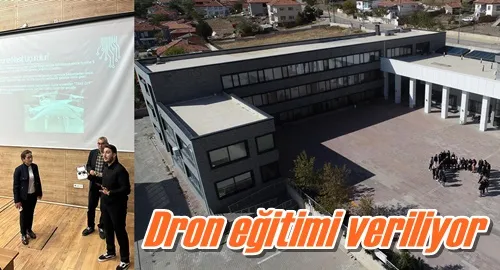 Dron eğitimi veriliyor