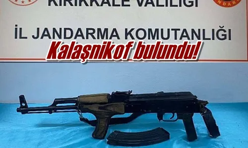 Kalaşnikof bulundu!