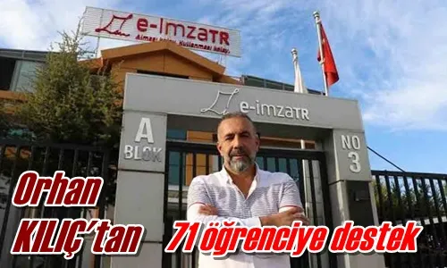 71 öğrenciye destek