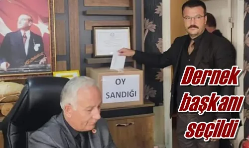 Dernek başkanı seçildi