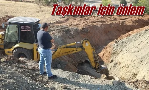 Taşkınlar için önlem