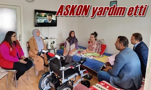 ASKON yardım etti