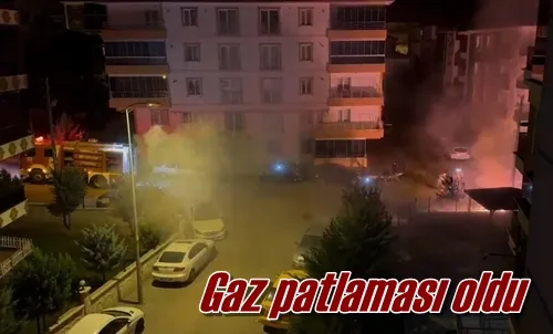 Gaz patlaması oldu