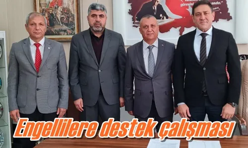 Engellilere destek çalışması