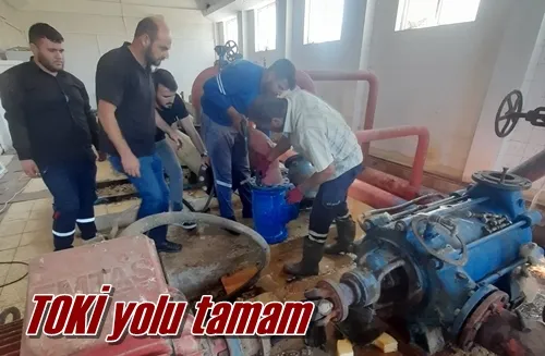 Pompalara bakım yapıldı