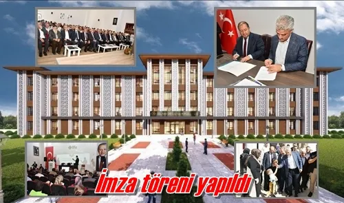 İmza töreni yapıldı