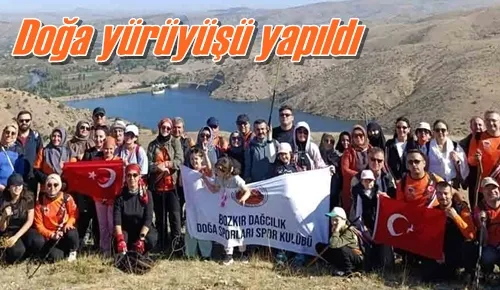 Doğa yürüyüşü yapıldı