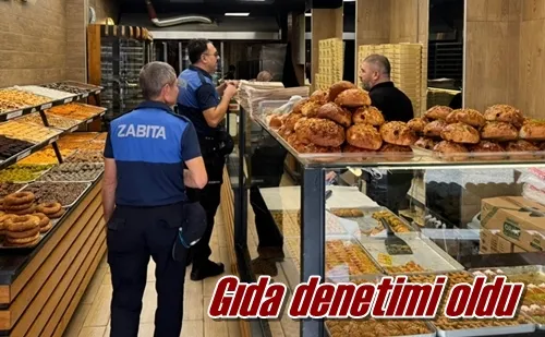 Gıda denetimi oldu