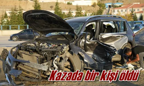 Kazada bir kişi öldü