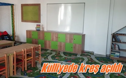 Külliyede kreş açıldı