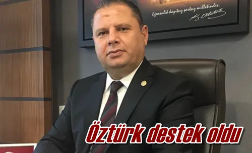 Öztürk destek oldu