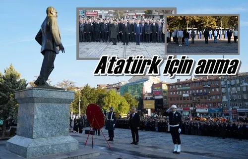 Atatürk için anma